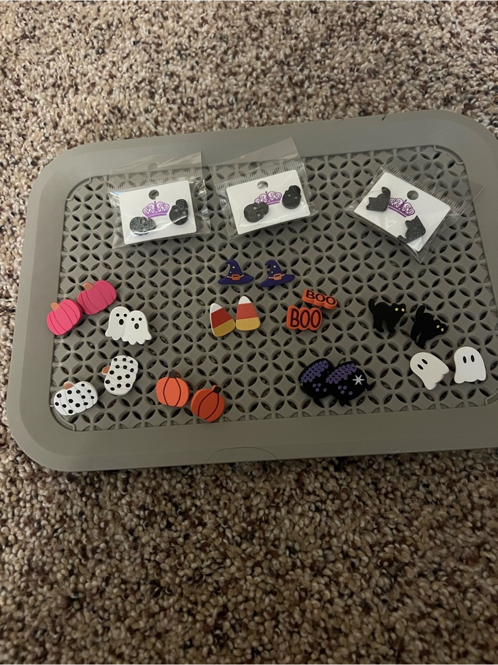 Halloween Earring Set - Assorted Colors